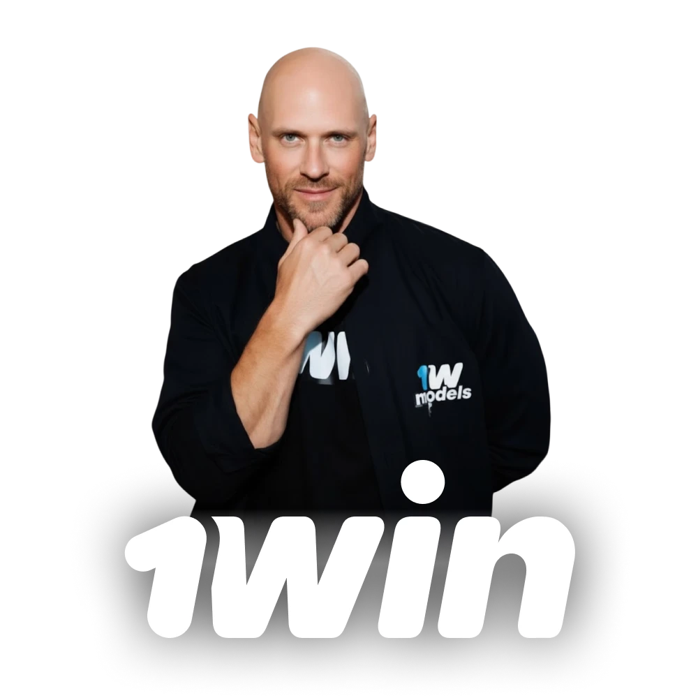 Ve a Johnny Sins representando la marca 1win.