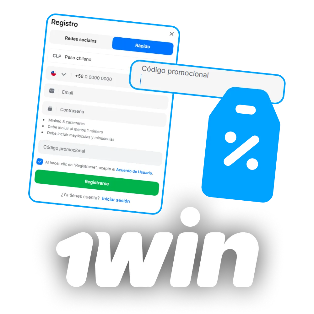 Aprende a usar el código promocional de 1win en Chile fácilmente.