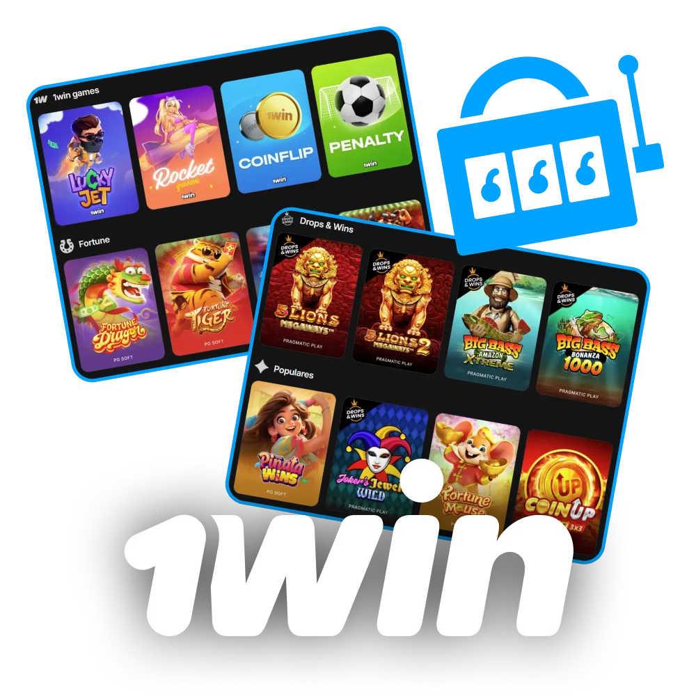 Juega a las mejores tragamonedas en línea en 1win Chile y gana.